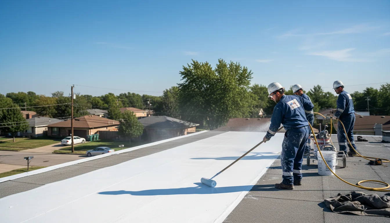 Commercial roof coating in Smyrna, NC near me